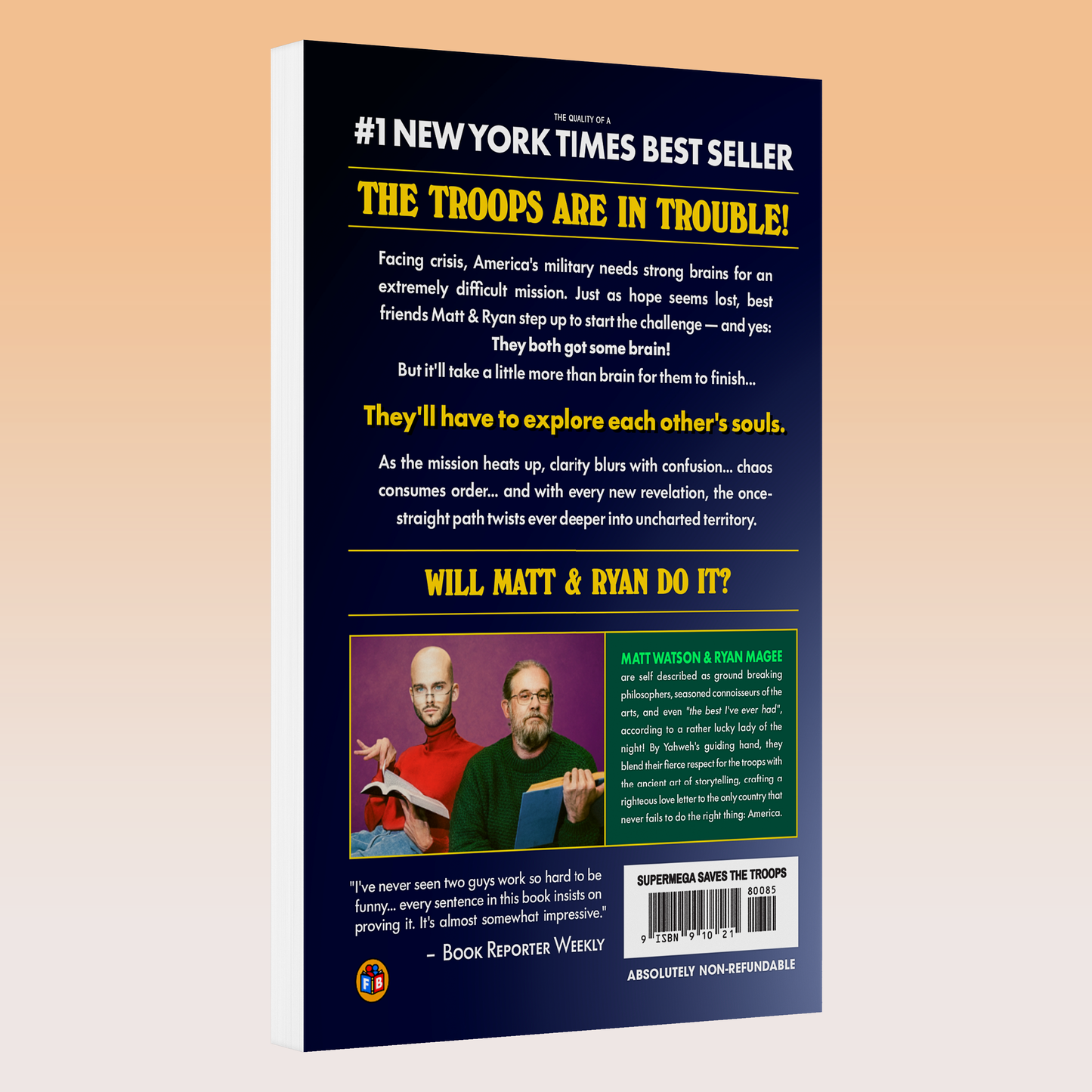 "SuperMega Saves The Troops" NEW Updated Edition Pocket Paperback (SIGNED)