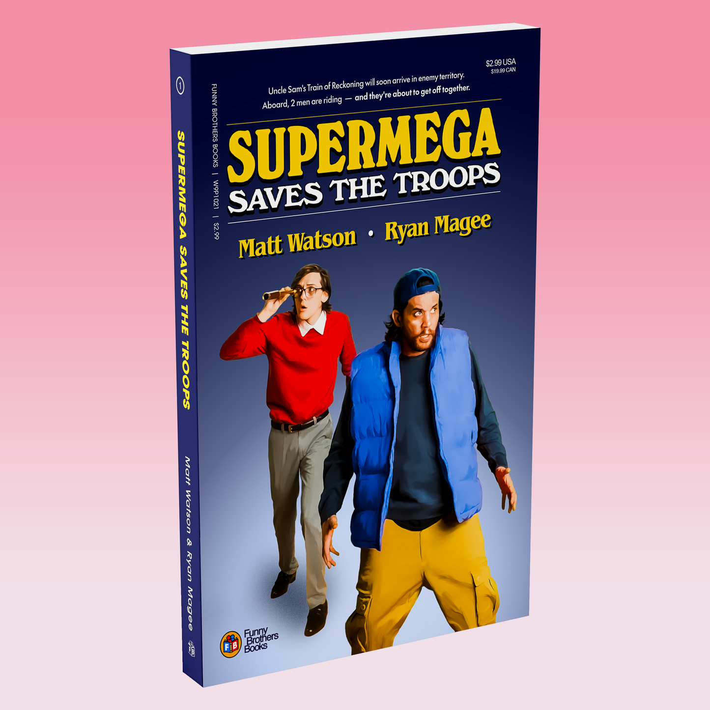 "SuperMega Saves The Troops" NEW Updated Edition Pocket Paperback (SIGNED)