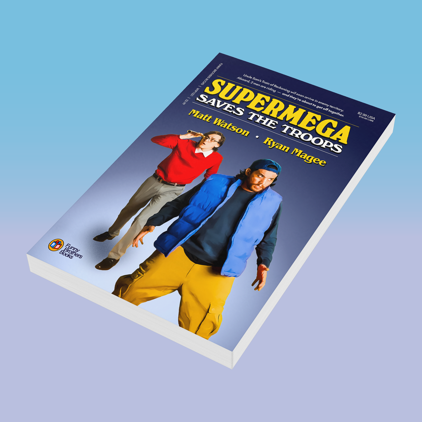 "SuperMega Saves The Troops" NEW Updated Edition Pocket Paperback (SIGNED)