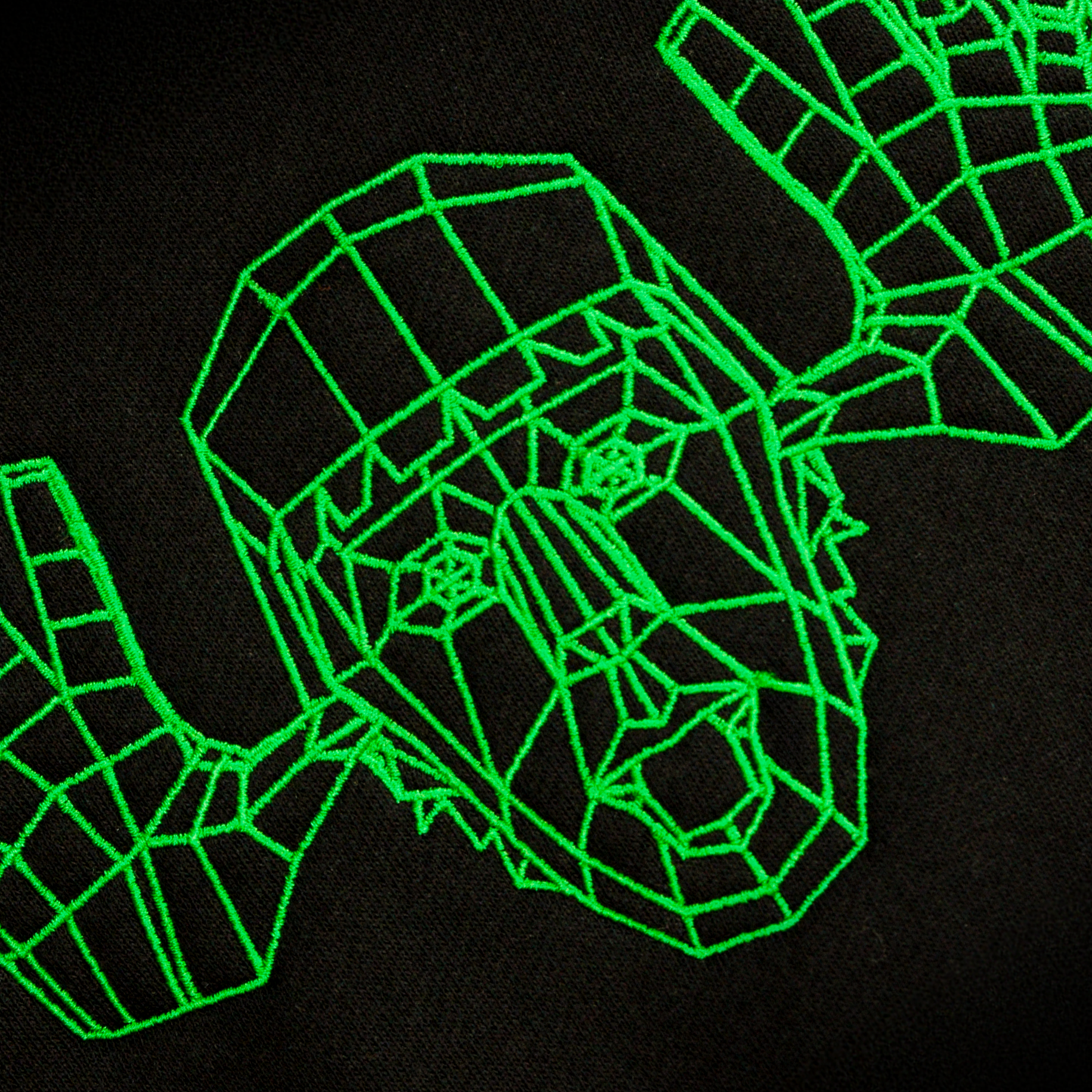 Low Poly Prankery Embroidered Hoodie