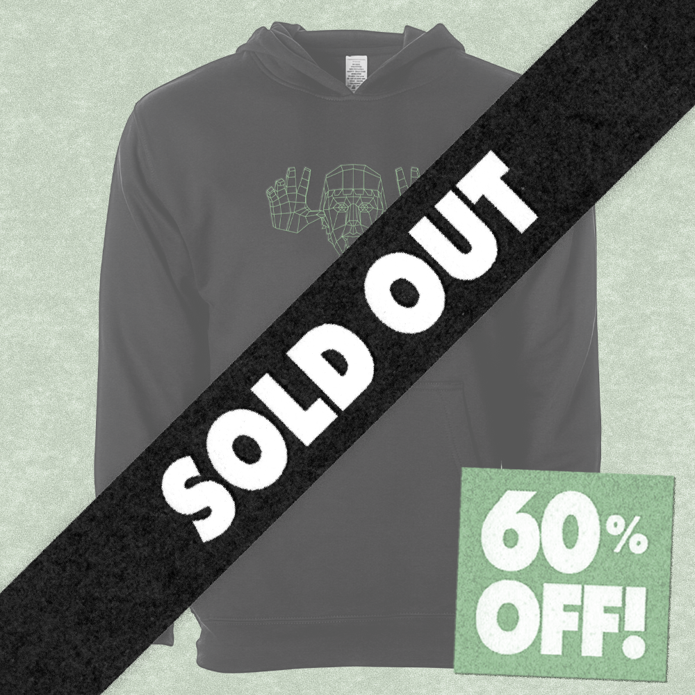 Low Poly Prankery Embroidered Hoodie (60% OFF)